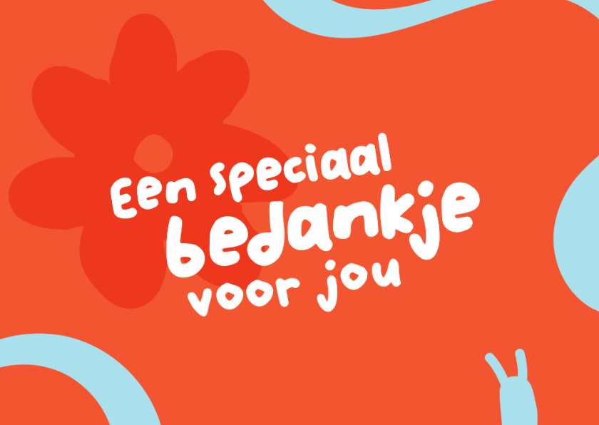 Bedankkaartjes - Bedankkaartjes - Een speciaal bedankje voor jou