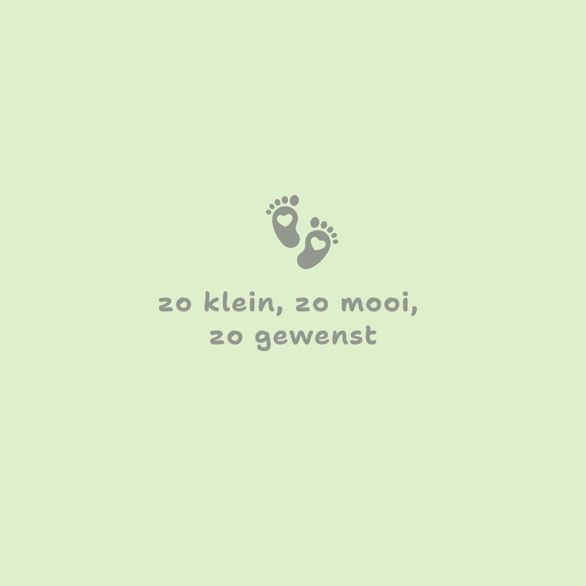 Condoleancekaarten - Miskraam Zo klein, zo mooi