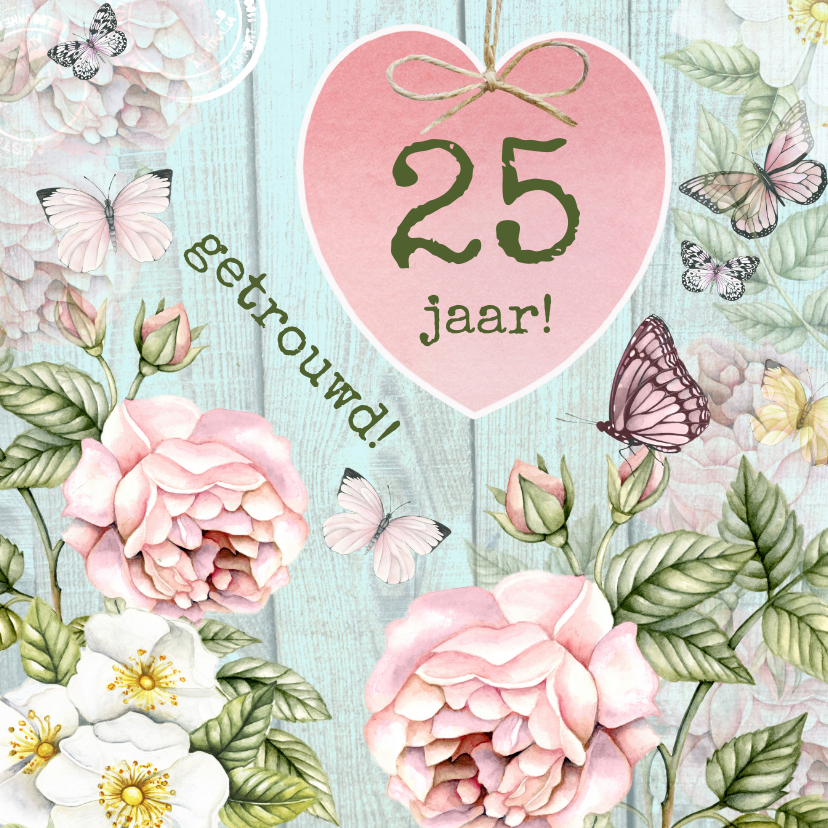 Felicitatiekaarten - felicitatie jubileum vintage