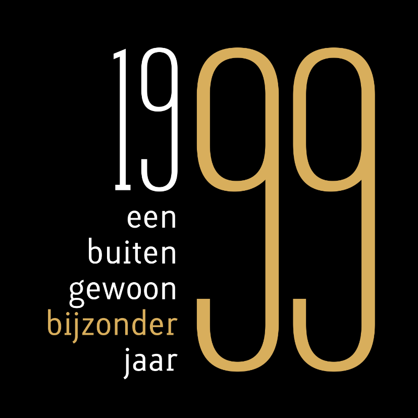 Jubileumkaarten - uitnodiging getrouwd 1999