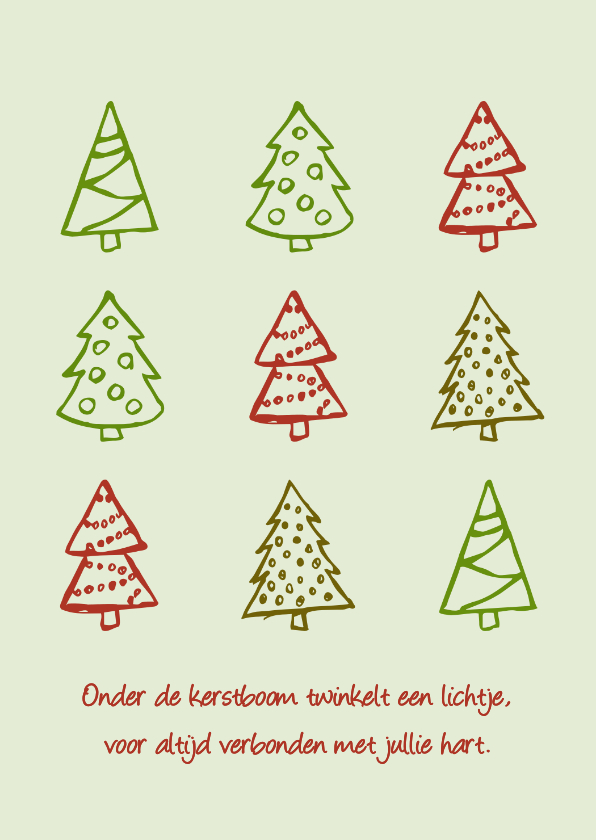 Kerstkaarten - Stilgeboren - kerst voor ouders die kindje missen