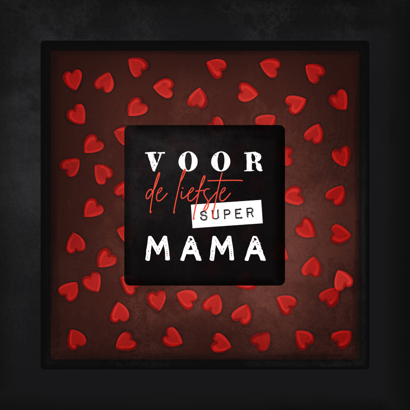 Moederdag kaarten - Moederdagkaart voor de liefste super mama