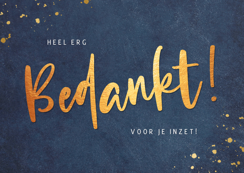 Nieuwjaarskaarten - Zakelijke nieuwjaarskaart - bedankt voor je inzet in 2024