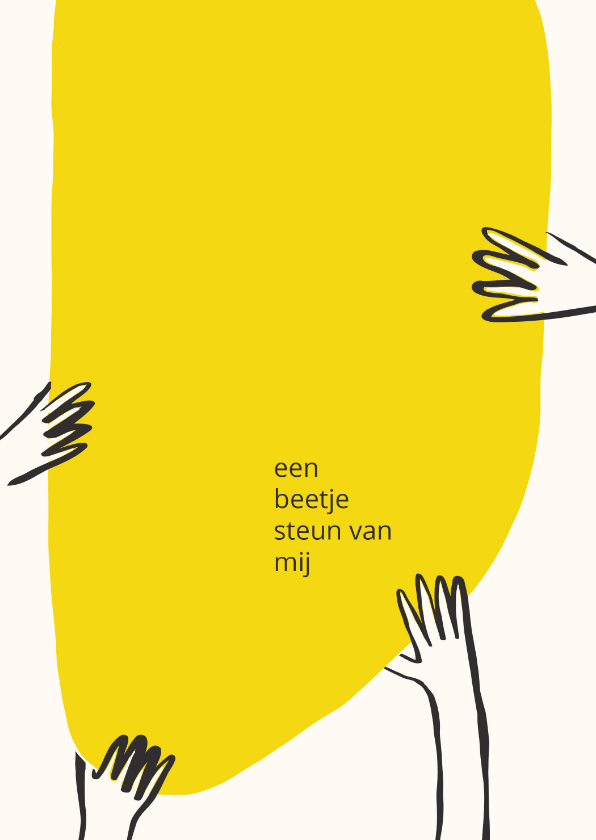 Sterkte kaarten - Sterktekaartje een beetje steun van mij