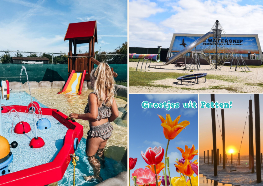 Vakantiekaarten - Groetjes uit Petten - Camping de Watersnip