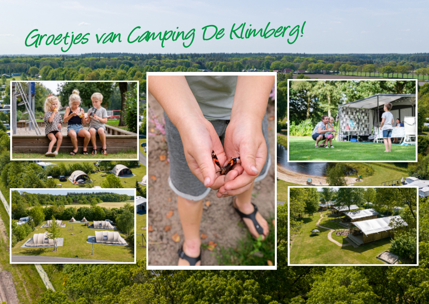 Vakantiekaarten - Groetjes van camping de Klimberg!