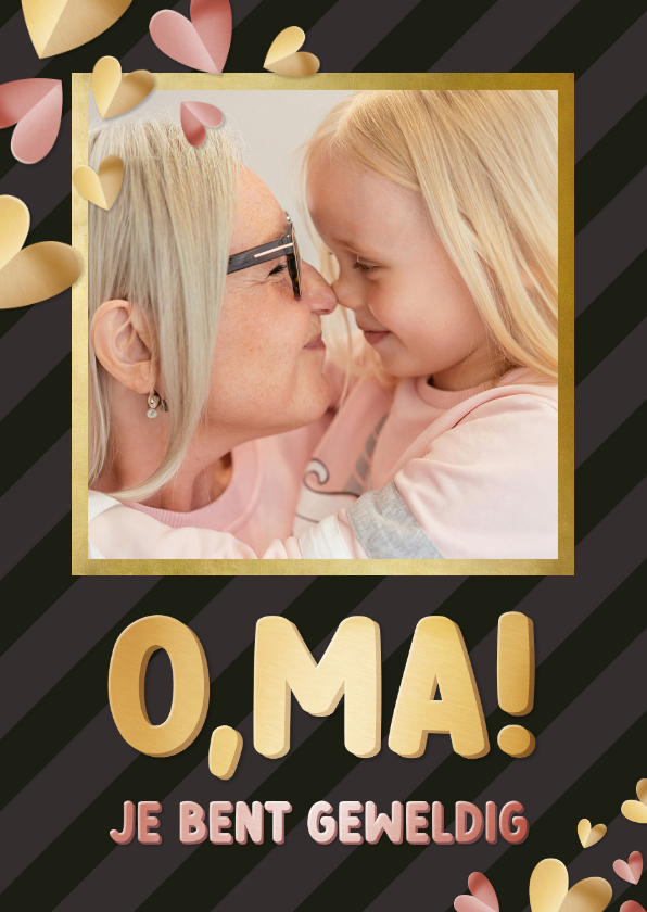 Valentijnskaarten - Grappige valentijnskaart voor oma met foto en woordgrapje