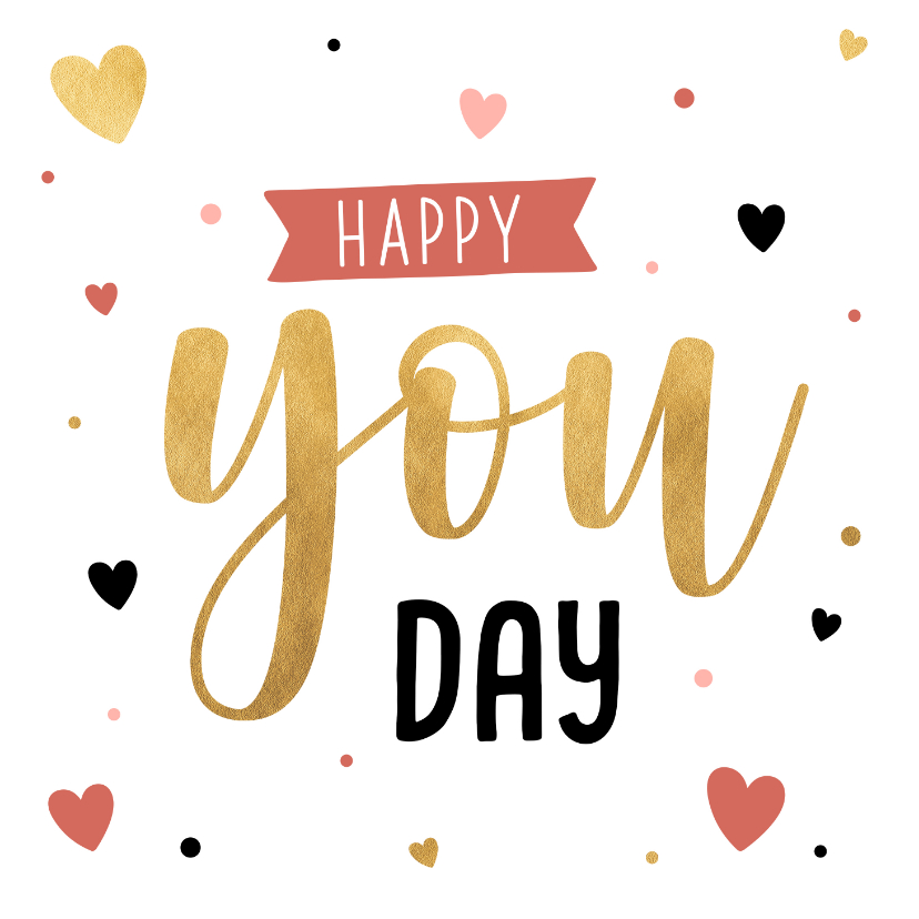 Valentijnskaarten - Valentijnskaart happy you day