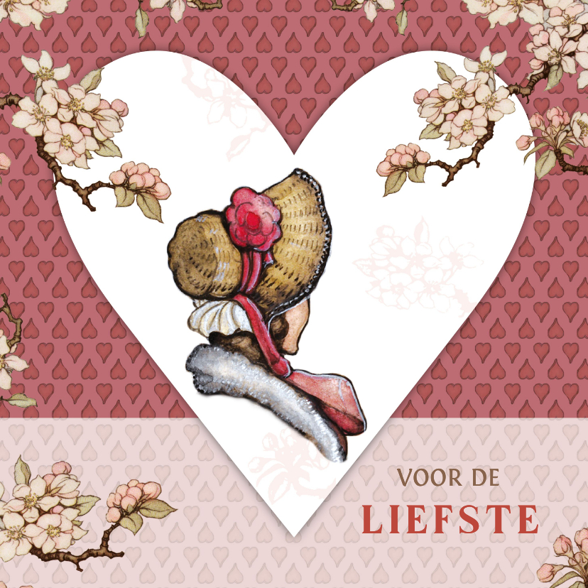 Valentijnskaarten - Valentijnskaart voor een vrouw met een klassieke uitstraling