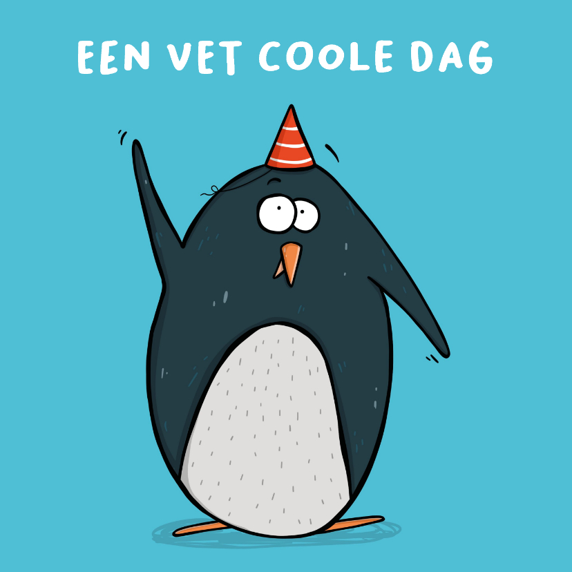 Verjaardagskaarten - Verjaardagskaart Coole dag gewenst...!