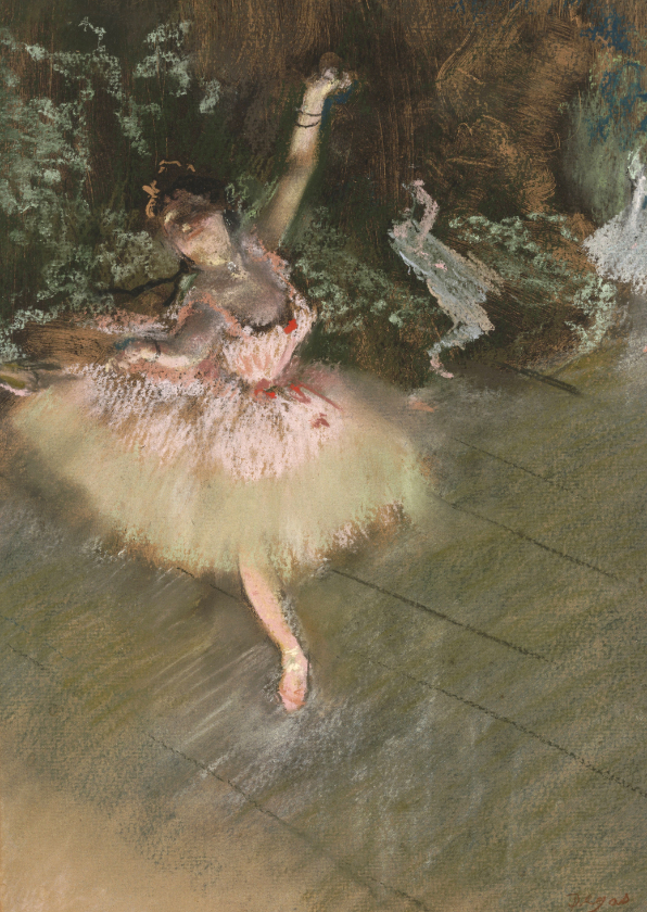 Wenskaarten - Edgar Degas. De ster