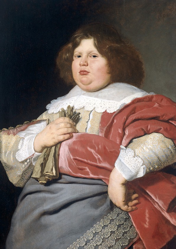 Wenskaarten - Kunstkaart van  Bartholomeus van der Helst. Dikke Bicker. 