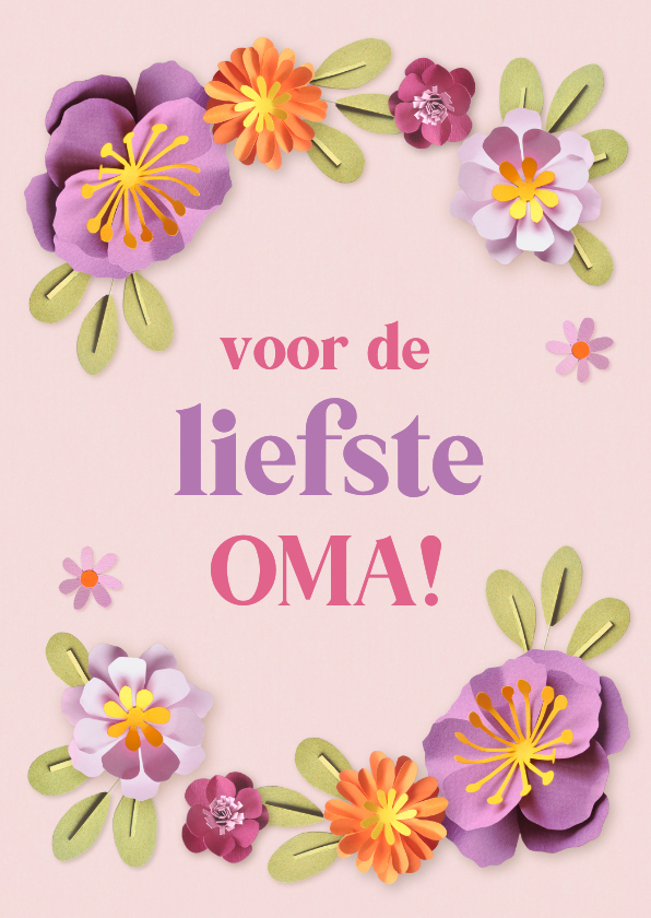 Wenskaarten - Wenskaart voor de liefste oma